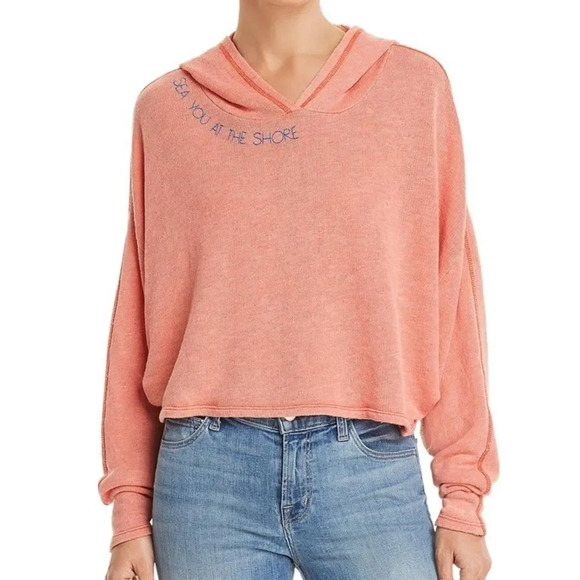 NWT Project Social T Sea You at Cropped Hoodie - Picture 1 of 3